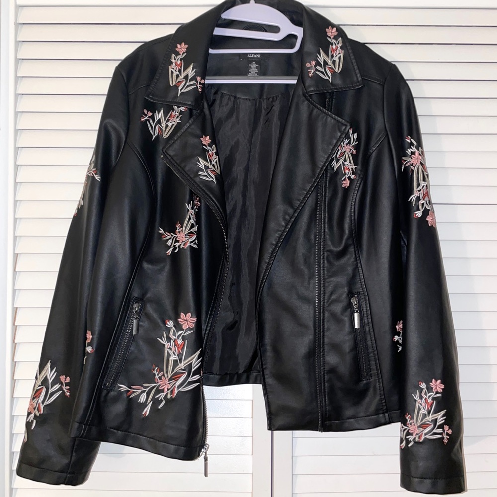 Alfani Leather Jacket